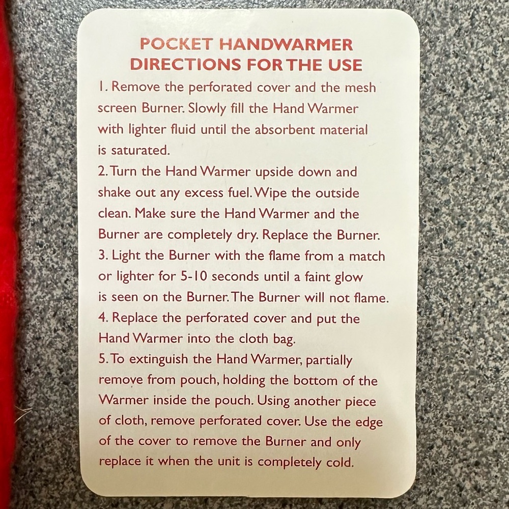 SET OF 2: NWT Restoration Hardware 1955 Pocket Hand Warmer - Picture 9 of 10